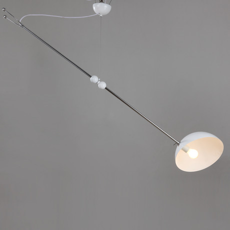 Iron Ceiling Lamp // White