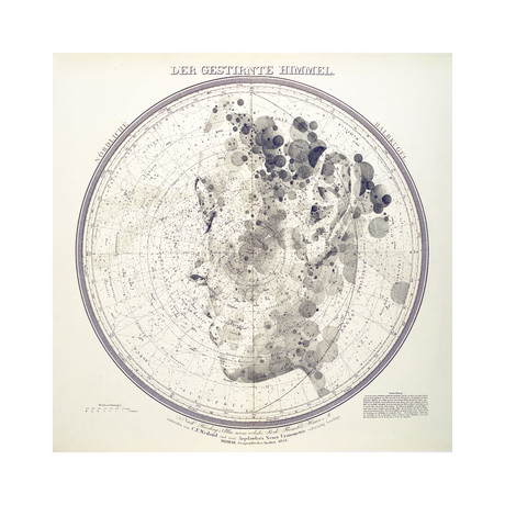 Der Gestirnte Himmel Part II // Map Portrait, Limited Print