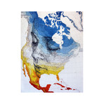 North America Part I // Map Portrait, Limited Print