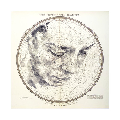 Der Gestirnte Himmel Part I // Map Portrait, Limited Print