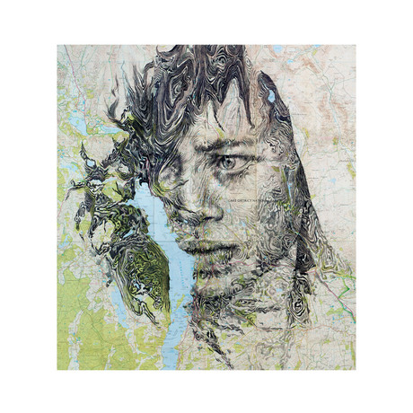 Windermere // Map Portrait, Limited Print