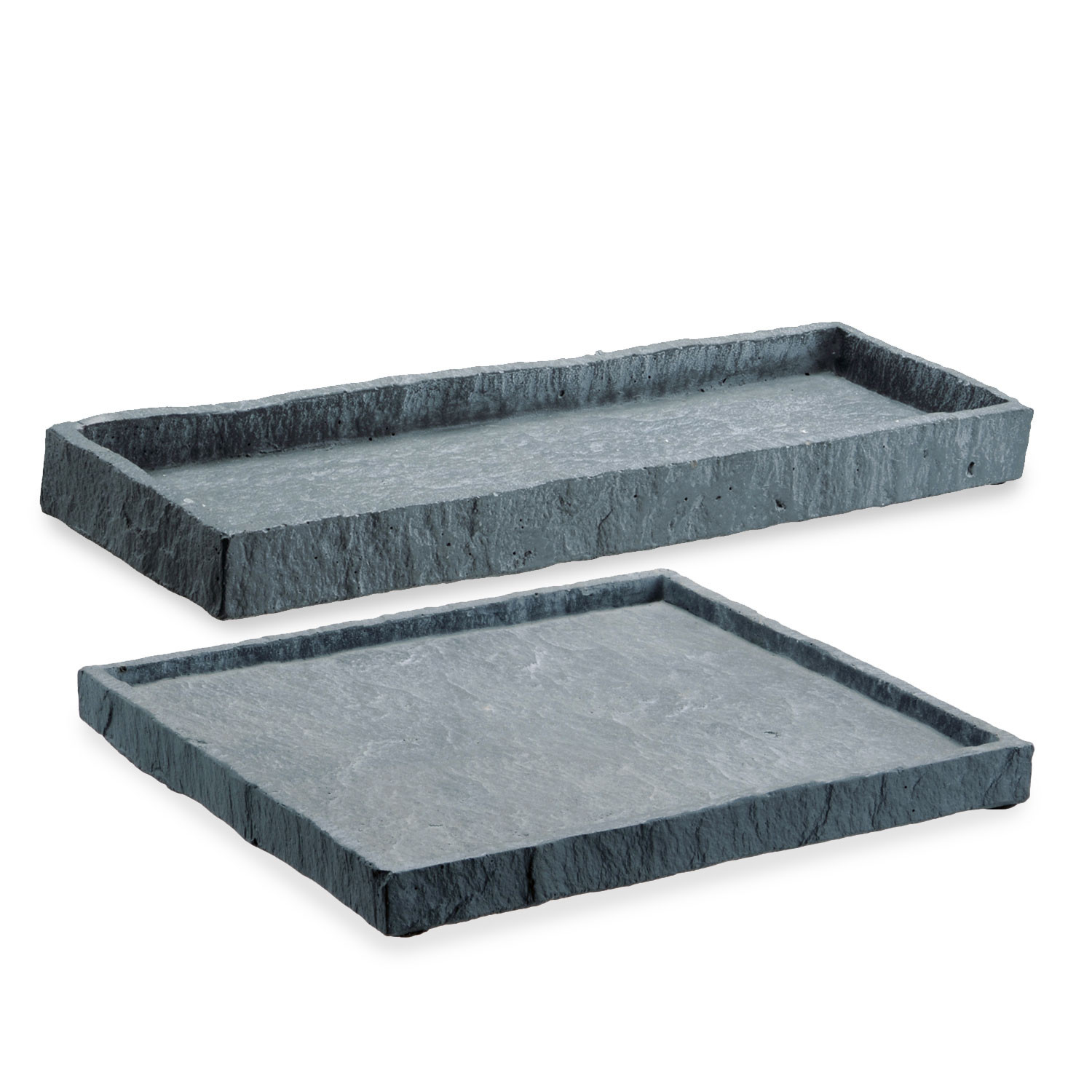 Slate Cement Tray // Set of 2 - DK Living Housewares - Touch of Modern