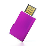 Folderix 4GB Flash Drive (Purple)