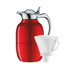 Helena Carafe 2 Piece Set // 1L Red