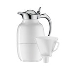 Helena Carafe 2 Piece Set // 1L White