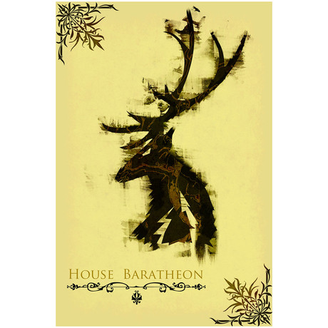 Game of Thrones Movie Poster // House Baratheon (12" x 16")