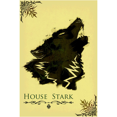 Game of Thrones Movie Poster // House Stark (12" x 16")