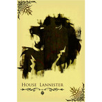 Game of Thrones Movie Poster // House Lannister (12" x 16")