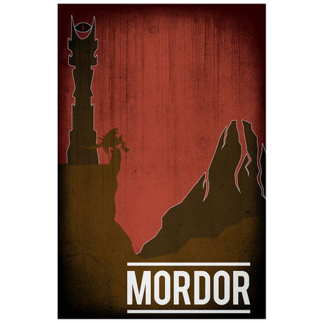 Lord of the Rings Movie Poster // Mordor (12" x 16")