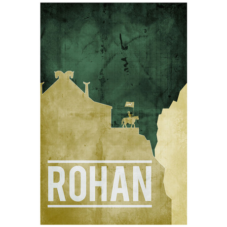 Lord of the Rings Movie Poster // Rohan (12" x 16")