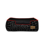 Lounge Bed //  Kalahari + Black (Small (24"L x 19"W x 7"H))