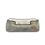 Lounge Bed //  Savannah + Grey (Small (24"L x 19"W x 7"H))