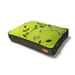 Greenery Rectangular Bed // Green (Small (28"L x 20"W x 4"H))