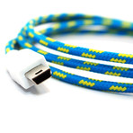 Mini USB Collective Cable (Double Stripe (Red, Blue, Black))