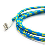 Lightning Collective Cable (Cross Stripe (Blue, Yellow))