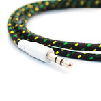 Auxiliary Collective Cable (Cross Stripe (Blue, Yelllow))