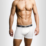 Garçon Model Microfiber Boxer // White (Small)