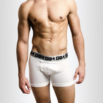 Garçon Model Microfiber Boxer // White (Small)