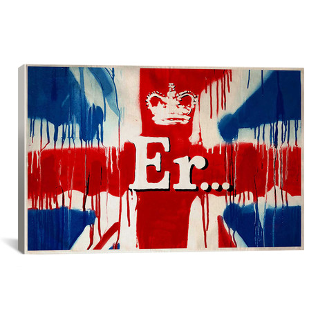 Union Jack "ER" (Small: 26"L x 18"H)