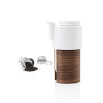 WARM Tea/Coffee Pot // 0.6 Liters (Walnut, White)