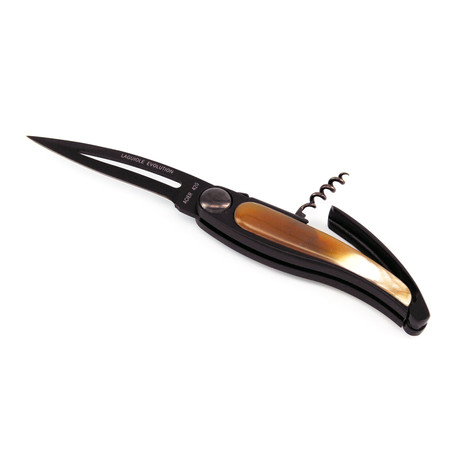 Laguiole Folding Knife // Brown Horn Handle