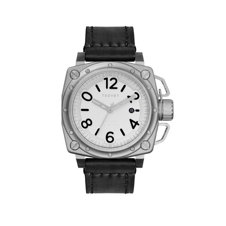 SVT-AX87 Quartz Watch // Black & Silver