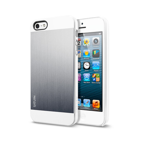iPhone 5 Saturn Case // Satin Silver