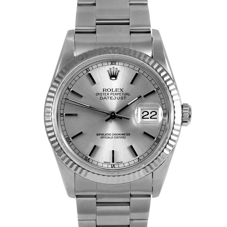 Rolex Datejust Stainless Steel + White Gold // c. 1990's