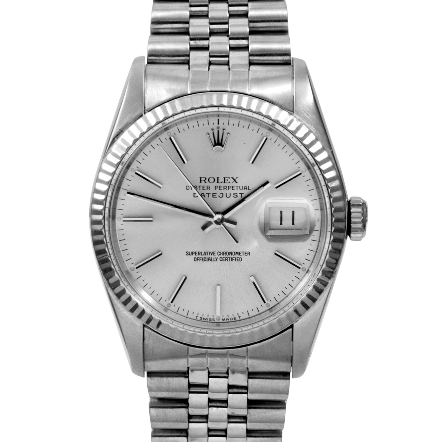 Rolex Datejust Stainless + White Gold // c. 1970's, - Vintage Rolex - Touch of