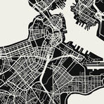 Boston Map Art Print