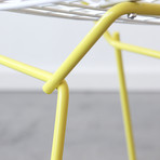 Knoll Bertoia Side Chair // White + Yellow