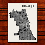 Chicago Map Art Print