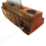 Reclaimed Barnwood Speaker Dock // iPad 3