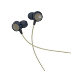 Audiofly AF56 In-Ear Headphone with Mic // Blue Tweed