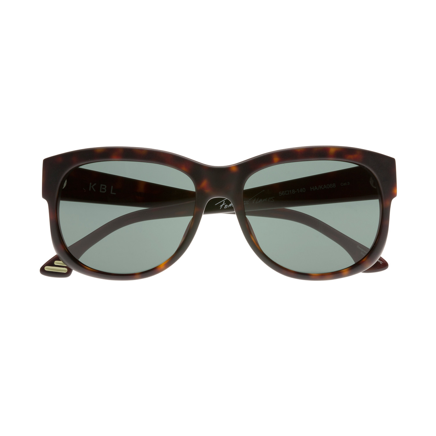 Fearless Flames (FRAME Barcelona Black; LENS Grey Solid) KBL