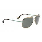 Game Face (FRAME: Sapphire Metallic; LENS: Ash Brown Gradient)