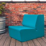 Inman Outdoor Chair (Aqua)