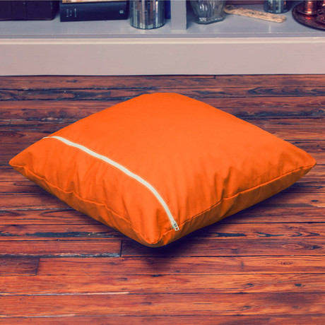 Pemberton Large Throw Pillow (Orange)