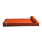 Ansley Daybed w/ Bolster Pillow (Orange)