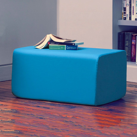 Candler Ottoman (Blue)