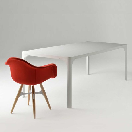 Barewood Table // White Lacquer