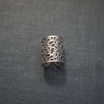 Seed Cuff Ring I (Steel)