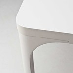 Barewood Table // White Lacquer