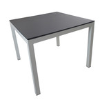 Sustain Square Table // White Frame (Slate Top)