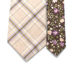 Classic Necktie // Deadstock Court Street Plaid + Floral