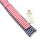 Skinny Necktie // Deadstock Barber Stripe