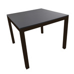 Sustain Square Table //  Espresso Frame (Slate Top)