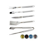 5-Piece BBQ Set with Steak Thermometer
