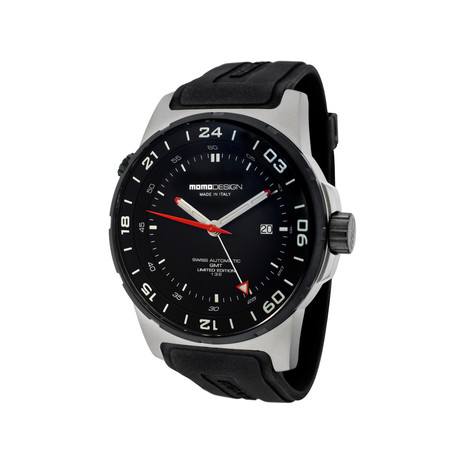 Pilot Limited Edition Automatic // GMT Black Dial Black Rubber II