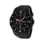 Limited Edition Automatic Chronograph // Black Dial Black Rubber